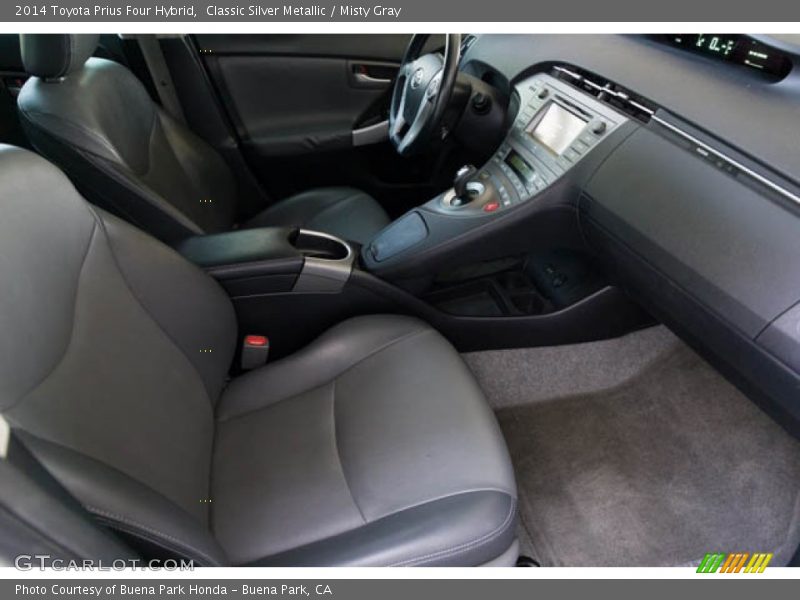 Classic Silver Metallic / Misty Gray 2014 Toyota Prius Four Hybrid