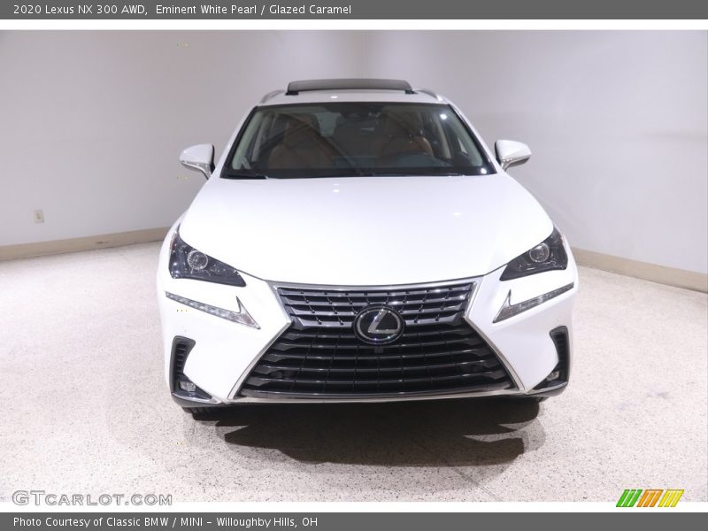 Eminent White Pearl / Glazed Caramel 2020 Lexus NX 300 AWD