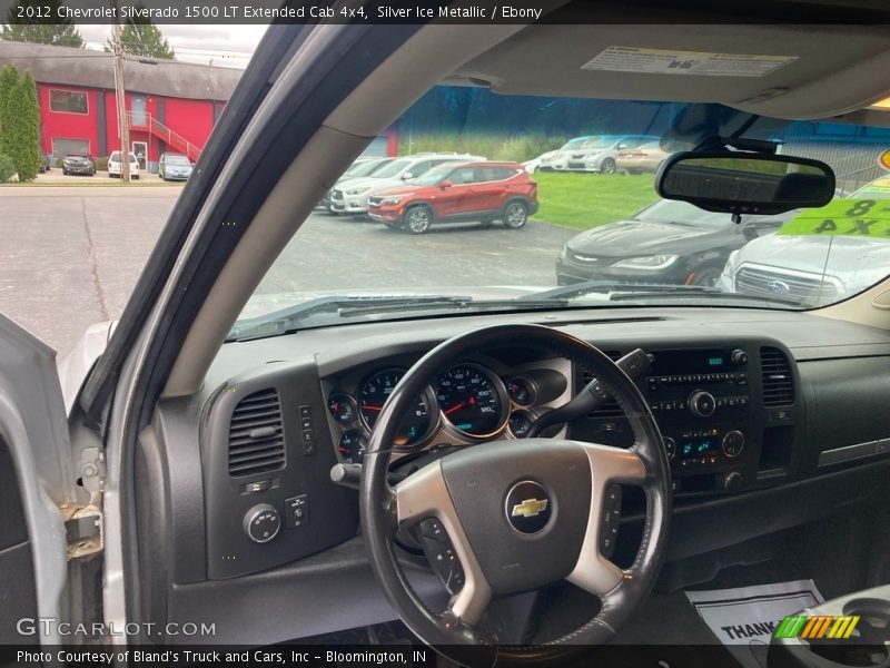 Silver Ice Metallic / Ebony 2012 Chevrolet Silverado 1500 LT Extended Cab 4x4