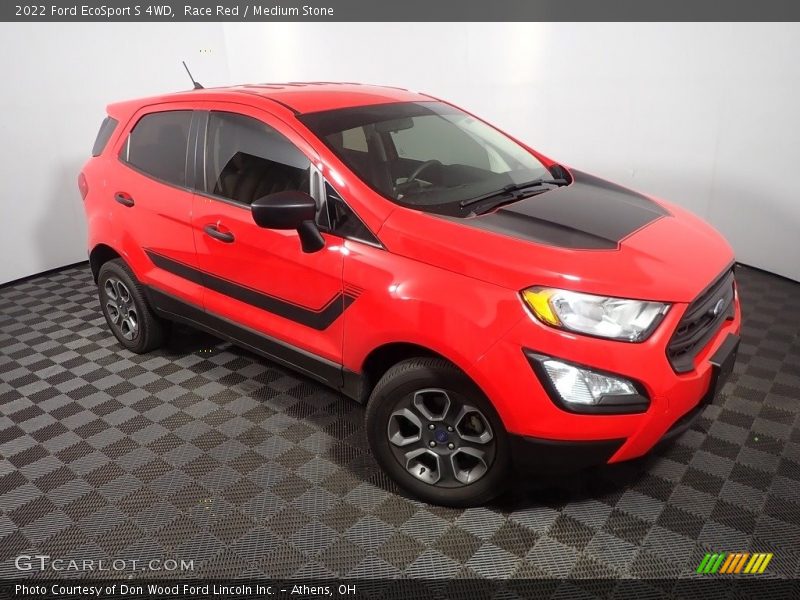 Race Red / Medium Stone 2022 Ford EcoSport S 4WD