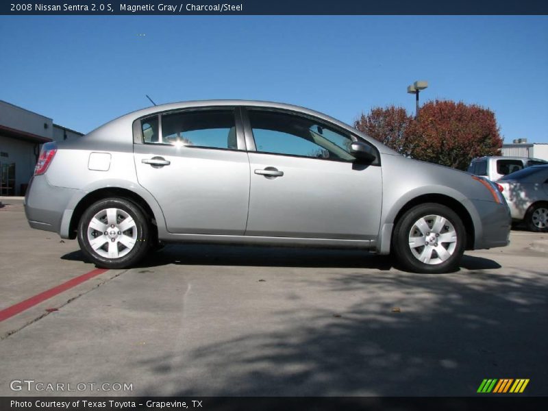 Magnetic Gray / Charcoal/Steel 2008 Nissan Sentra 2.0 S
