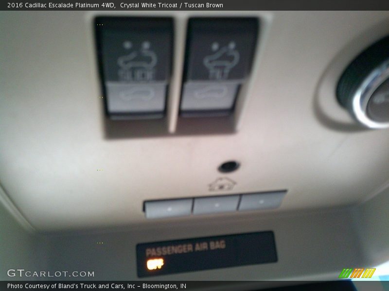 Crystal White Tricoat / Tuscan Brown 2016 Cadillac Escalade Platinum 4WD