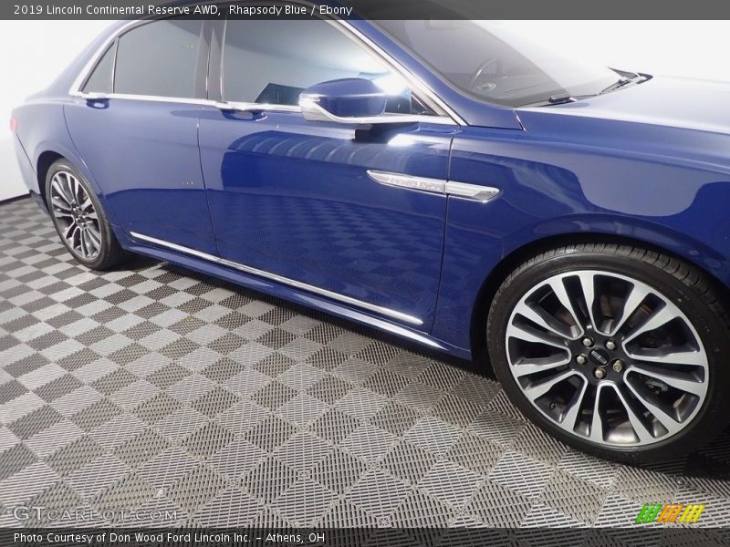 Rhapsody Blue / Ebony 2019 Lincoln Continental Reserve AWD