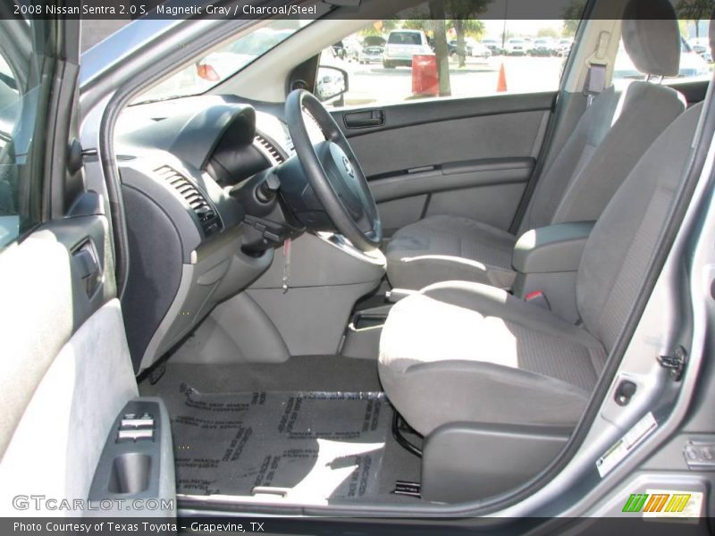 Magnetic Gray / Charcoal/Steel 2008 Nissan Sentra 2.0 S