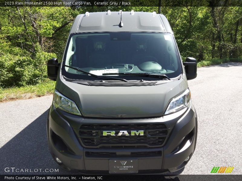 Ceramic Gray / Black 2023 Ram ProMaster 2500 High Roof Cargo Van