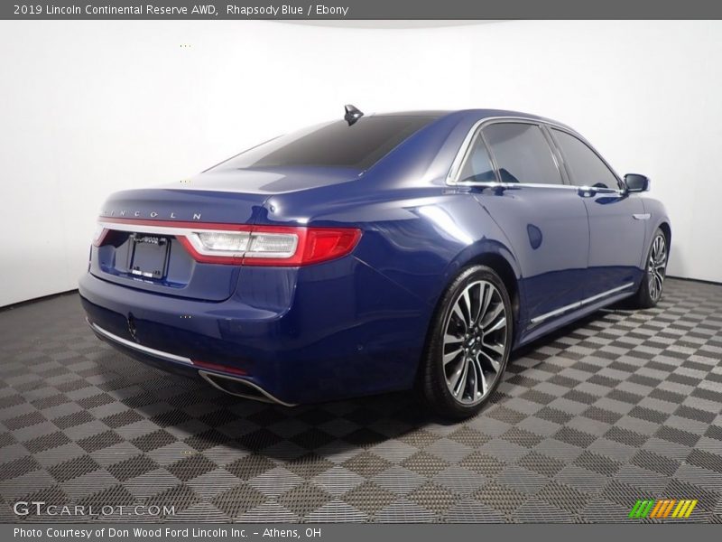 Rhapsody Blue / Ebony 2019 Lincoln Continental Reserve AWD