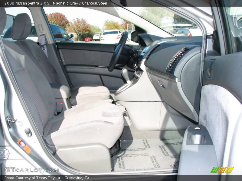 Magnetic Gray / Charcoal/Steel 2008 Nissan Sentra 2.0 S