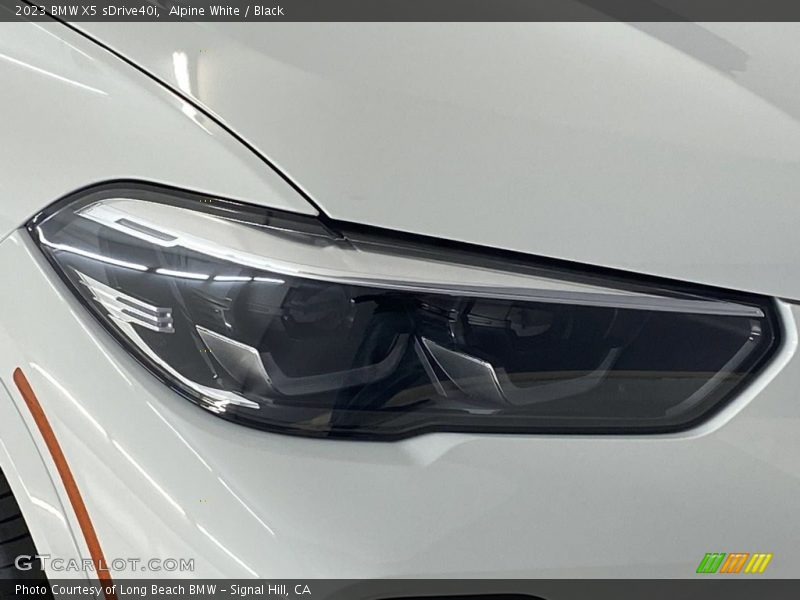 Alpine White / Black 2023 BMW X5 sDrive40i