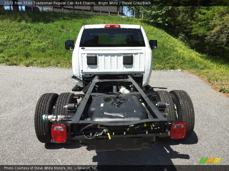 Bright White / Diesel Gray/Black 2023 Ram 3500 Tradesman Regular Cab 4x4 Chassis