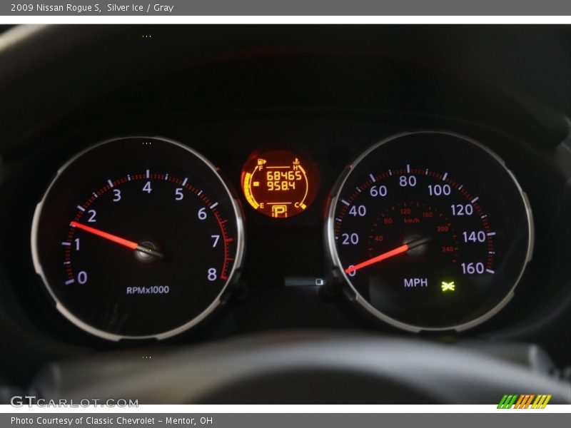 Silver Ice / Gray 2009 Nissan Rogue S