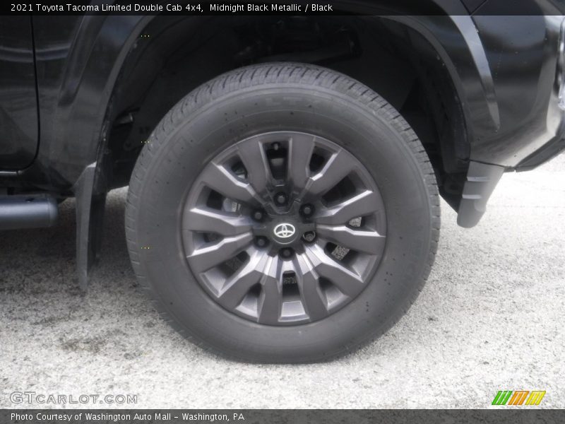 Midnight Black Metallic / Black 2021 Toyota Tacoma Limited Double Cab 4x4