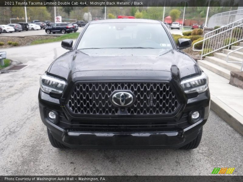Midnight Black Metallic / Black 2021 Toyota Tacoma Limited Double Cab 4x4
