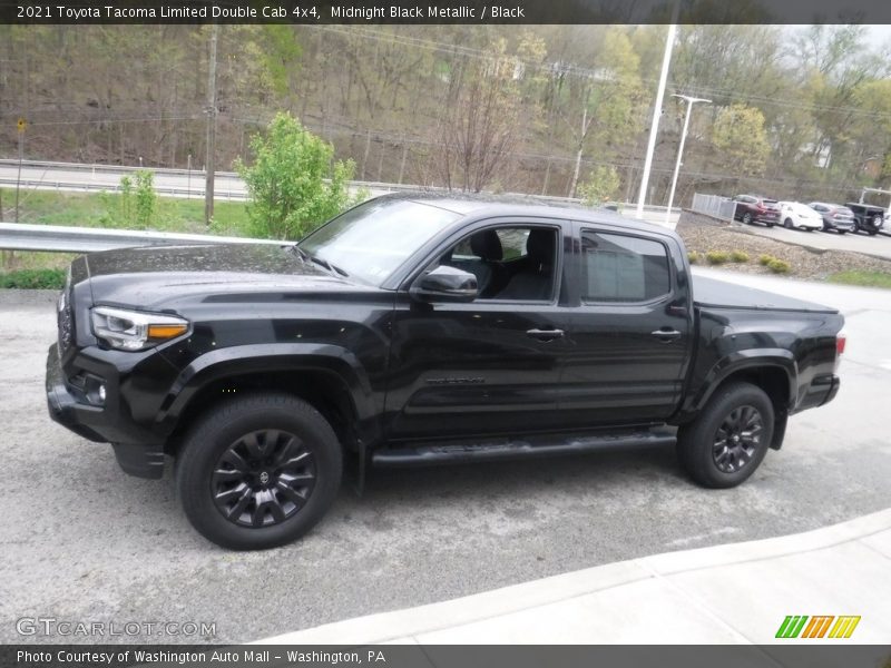 Midnight Black Metallic / Black 2021 Toyota Tacoma Limited Double Cab 4x4