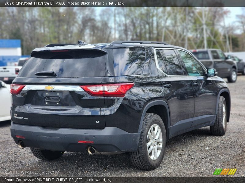 Mosaic Black Metallic / Jet Black 2020 Chevrolet Traverse LT AWD