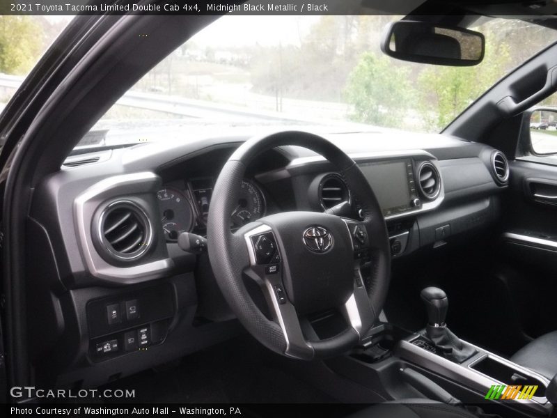 Midnight Black Metallic / Black 2021 Toyota Tacoma Limited Double Cab 4x4