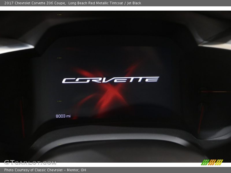 Long Beach Red Metallic Tintcoat / Jet Black 2017 Chevrolet Corvette Z06 Coupe