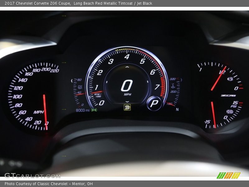  2017 Corvette Z06 Coupe Z06 Coupe Gauges