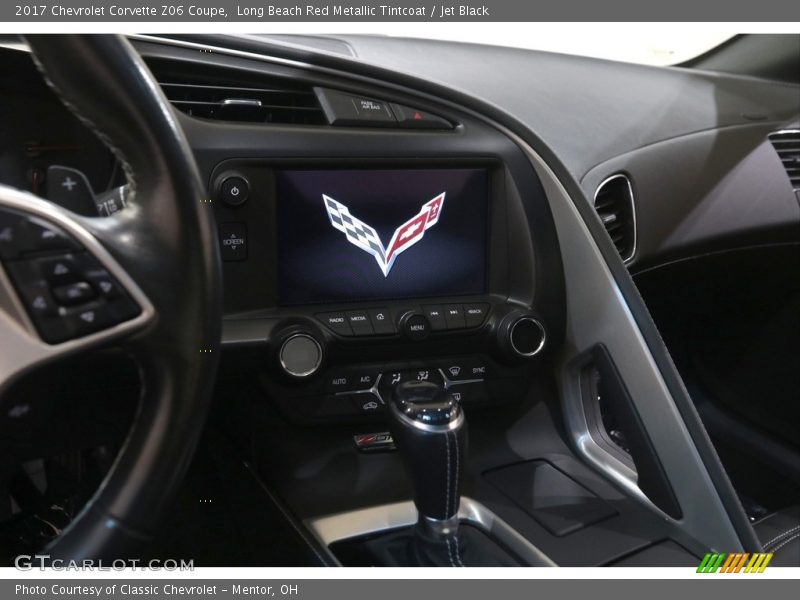 Controls of 2017 Corvette Z06 Coupe