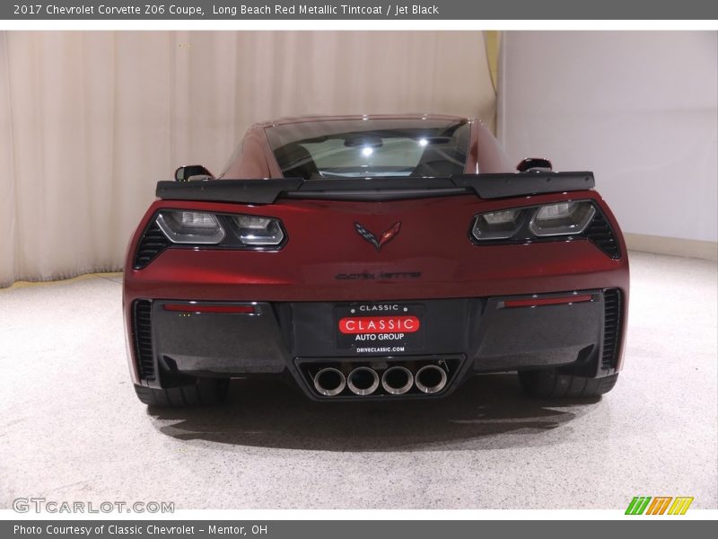 Long Beach Red Metallic Tintcoat / Jet Black 2017 Chevrolet Corvette Z06 Coupe