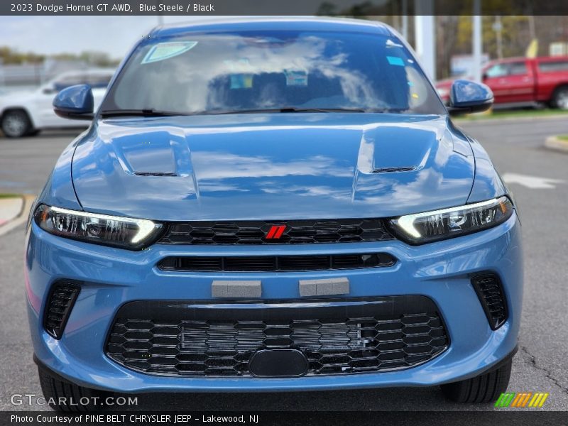 Blue Steele / Black 2023 Dodge Hornet GT AWD