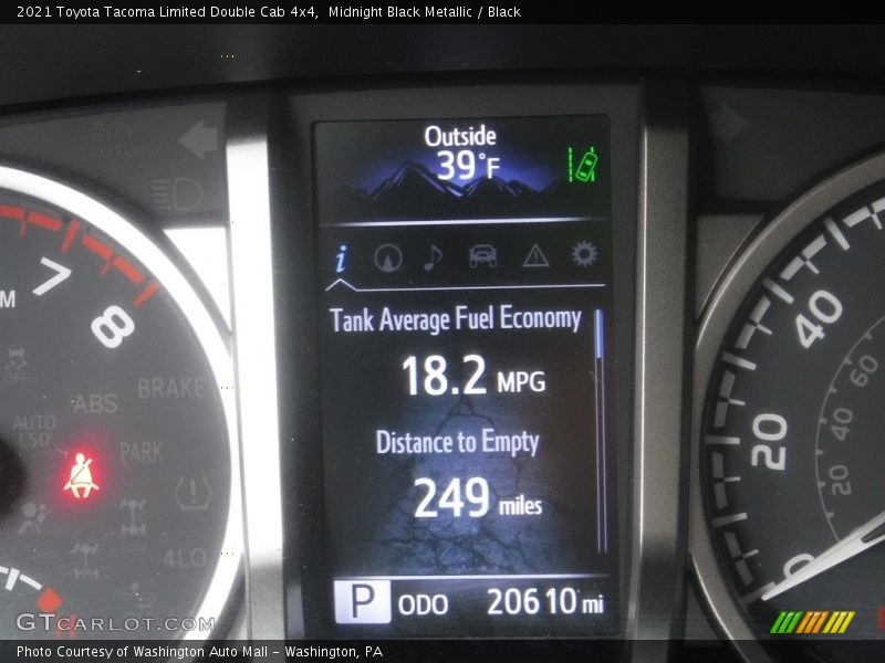 Midnight Black Metallic / Black 2021 Toyota Tacoma Limited Double Cab 4x4