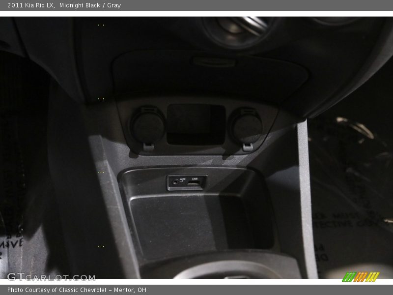 Midnight Black / Gray 2011 Kia Rio LX