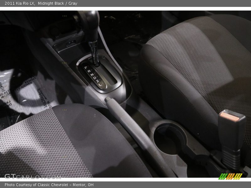 Midnight Black / Gray 2011 Kia Rio LX