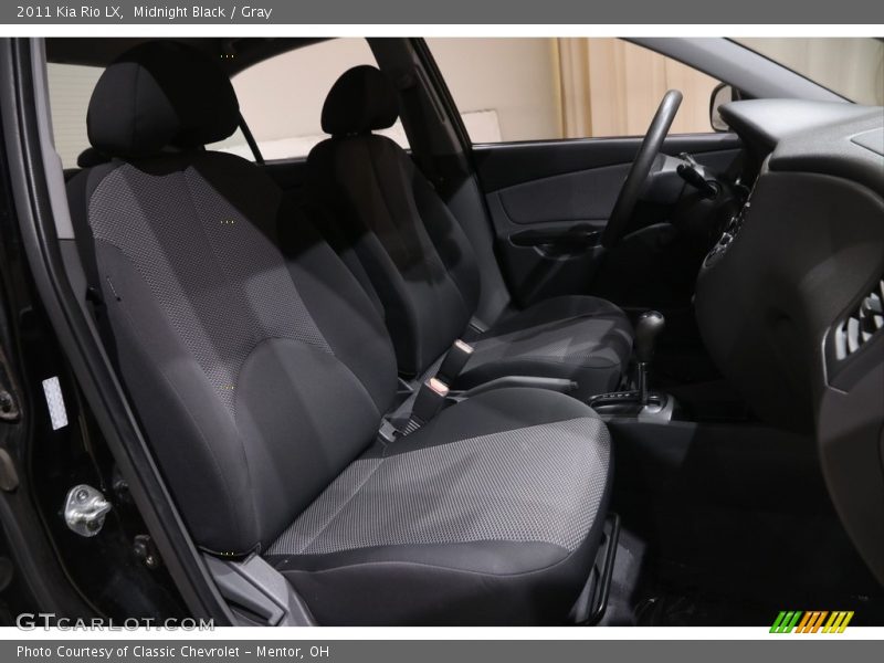 Midnight Black / Gray 2011 Kia Rio LX