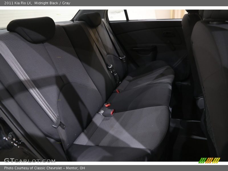 Midnight Black / Gray 2011 Kia Rio LX