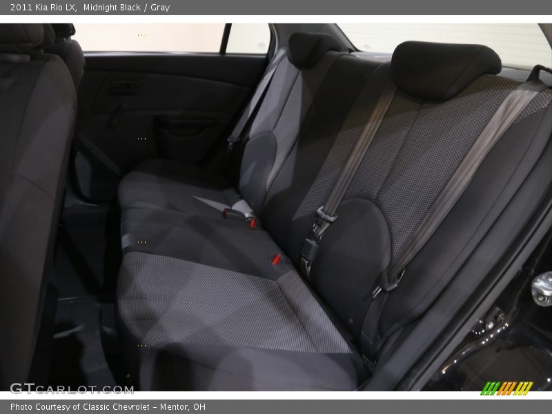Midnight Black / Gray 2011 Kia Rio LX