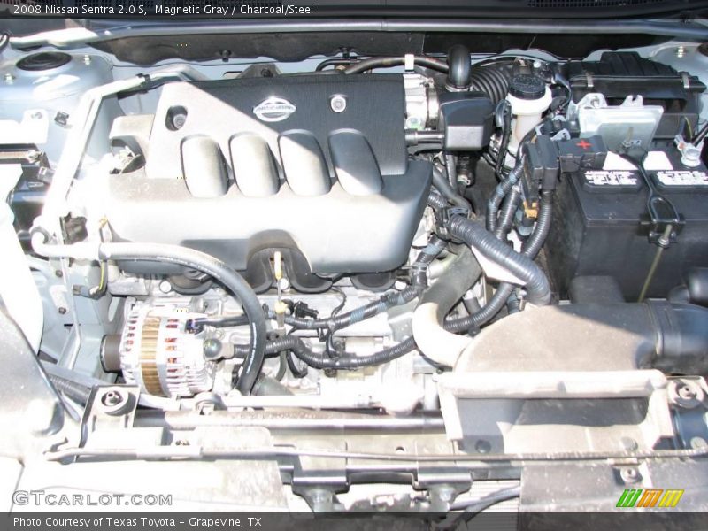 Magnetic Gray / Charcoal/Steel 2008 Nissan Sentra 2.0 S