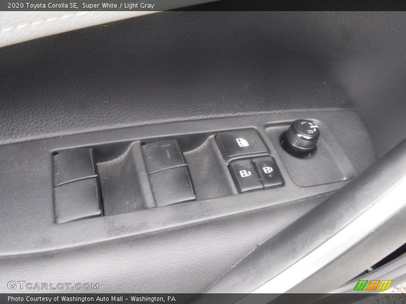 Super White / Light Gray 2020 Toyota Corolla SE
