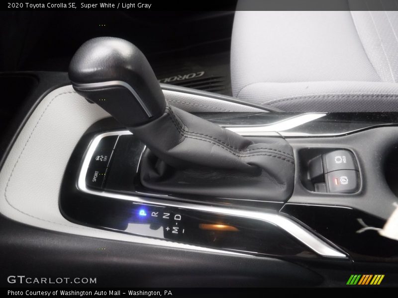 Super White / Light Gray 2020 Toyota Corolla SE