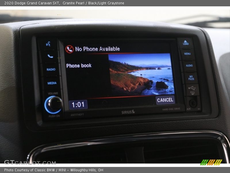 Granite Pearl / Black/Light Graystone 2020 Dodge Grand Caravan SXT