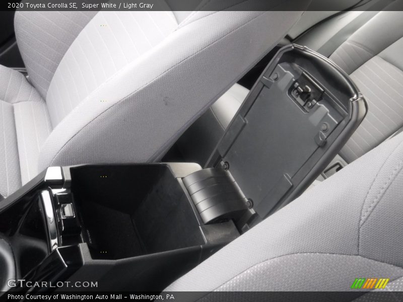 Super White / Light Gray 2020 Toyota Corolla SE