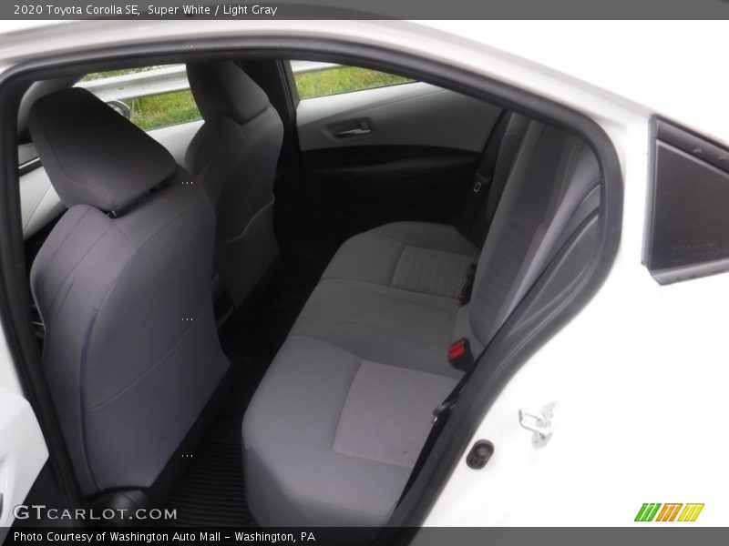 Super White / Light Gray 2020 Toyota Corolla SE