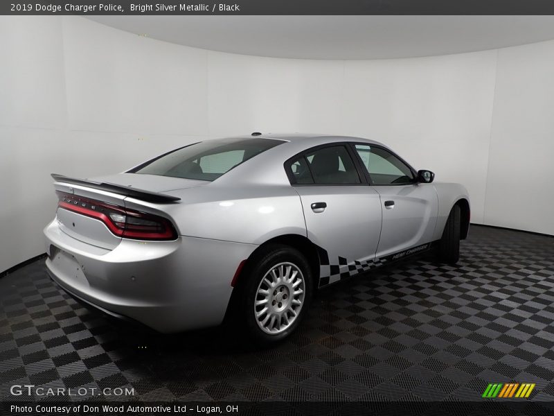 Bright Silver Metallic / Black 2019 Dodge Charger Police
