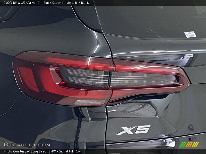 Black Sapphire Metallic / Black 2023 BMW X5 sDrive40i