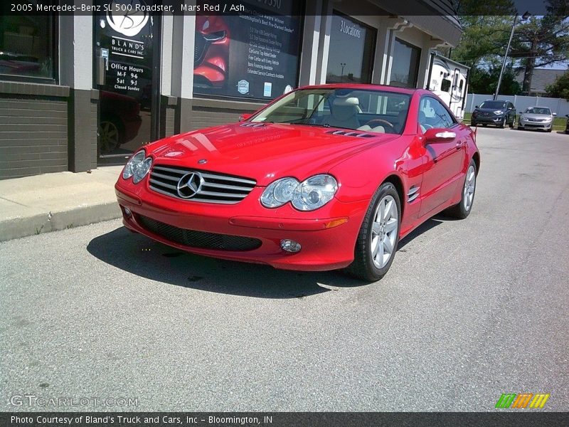 Mars Red / Ash 2005 Mercedes-Benz SL 500 Roadster