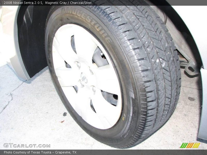 Magnetic Gray / Charcoal/Steel 2008 Nissan Sentra 2.0 S