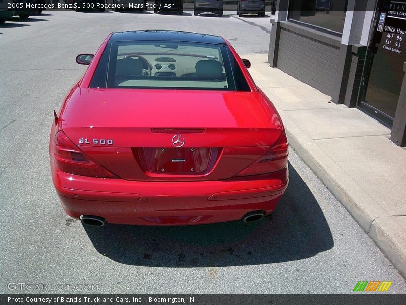 Mars Red / Ash 2005 Mercedes-Benz SL 500 Roadster