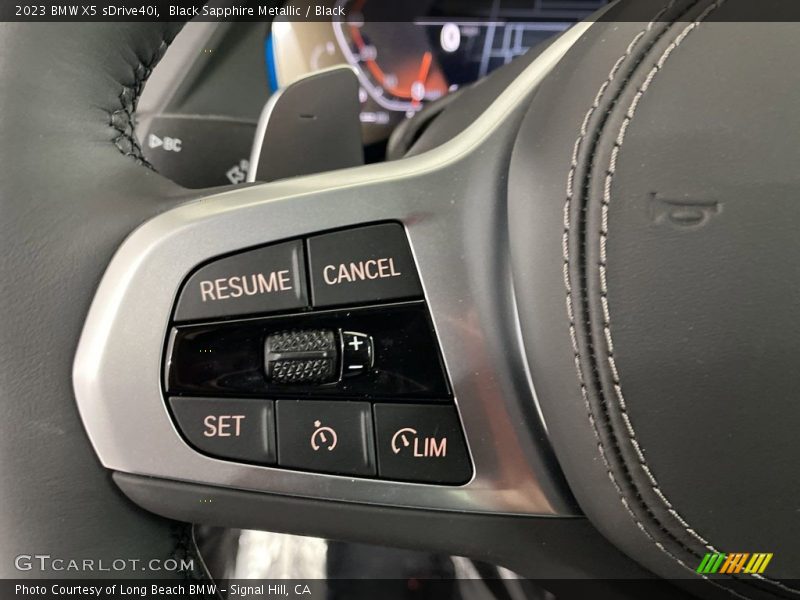 Black Sapphire Metallic / Black 2023 BMW X5 sDrive40i