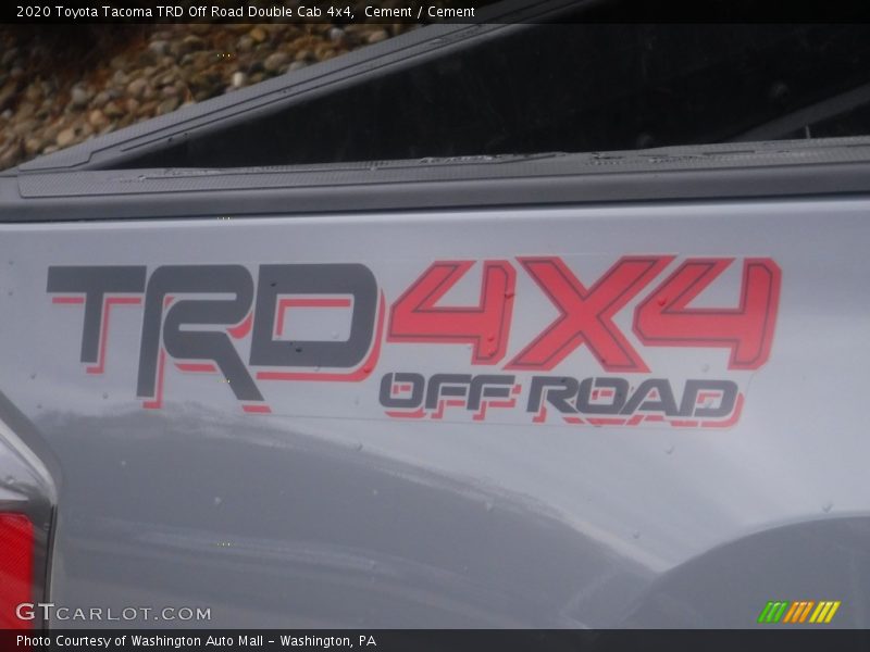 Cement / Cement 2020 Toyota Tacoma TRD Off Road Double Cab 4x4
