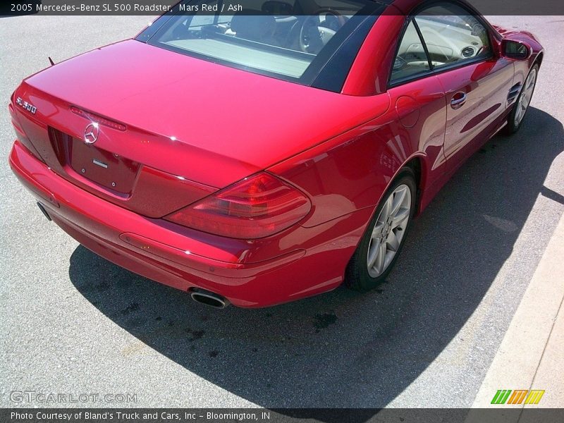 Mars Red / Ash 2005 Mercedes-Benz SL 500 Roadster