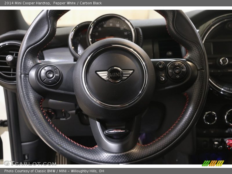 Pepper White / Carbon Black 2014 Mini Cooper Hardtop