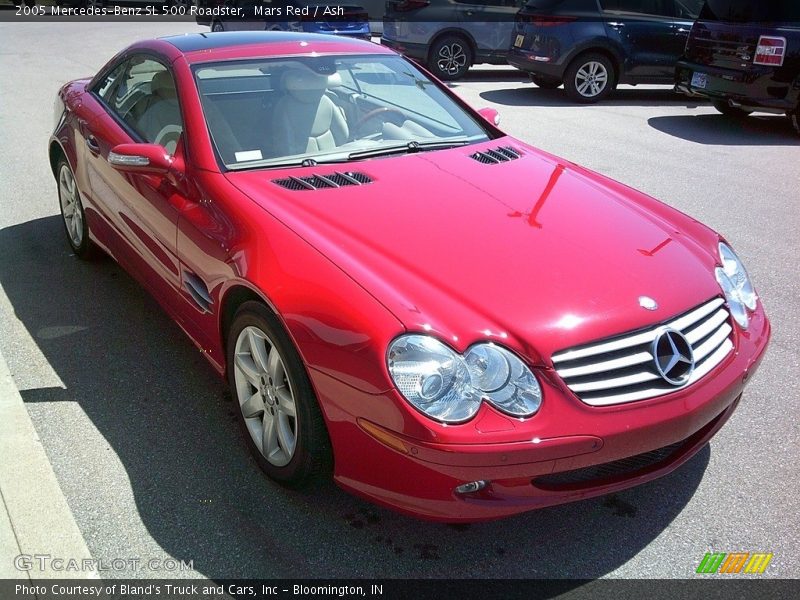 Mars Red / Ash 2005 Mercedes-Benz SL 500 Roadster