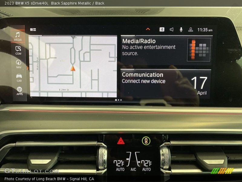 Black Sapphire Metallic / Black 2023 BMW X5 sDrive40i