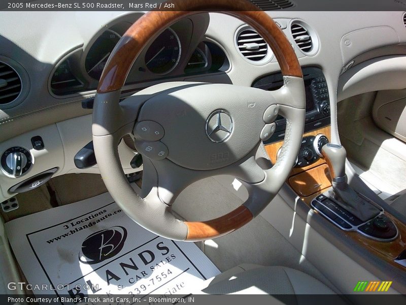 Mars Red / Ash 2005 Mercedes-Benz SL 500 Roadster
