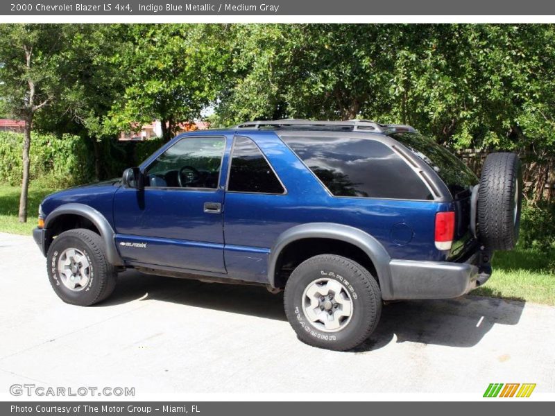 Indigo Blue Metallic / Medium Gray 2000 Chevrolet Blazer LS 4x4