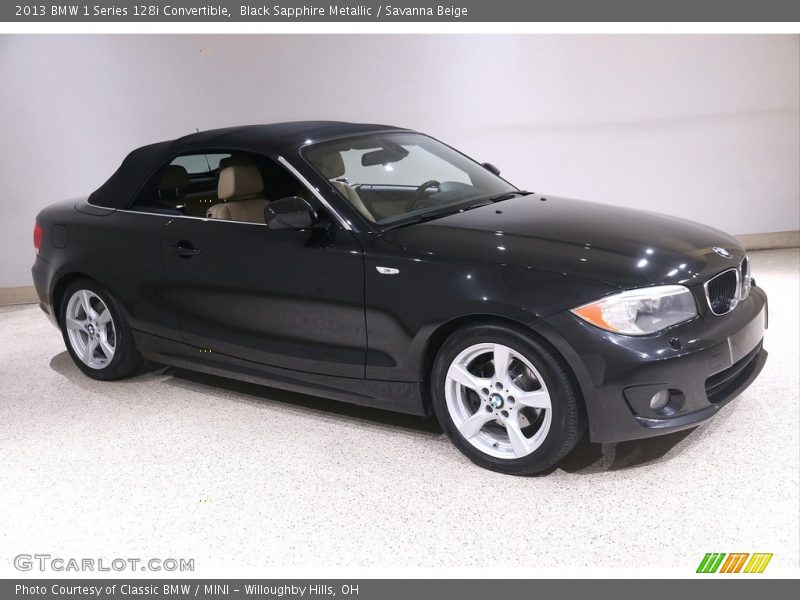  2013 1 Series 128i Convertible Black Sapphire Metallic